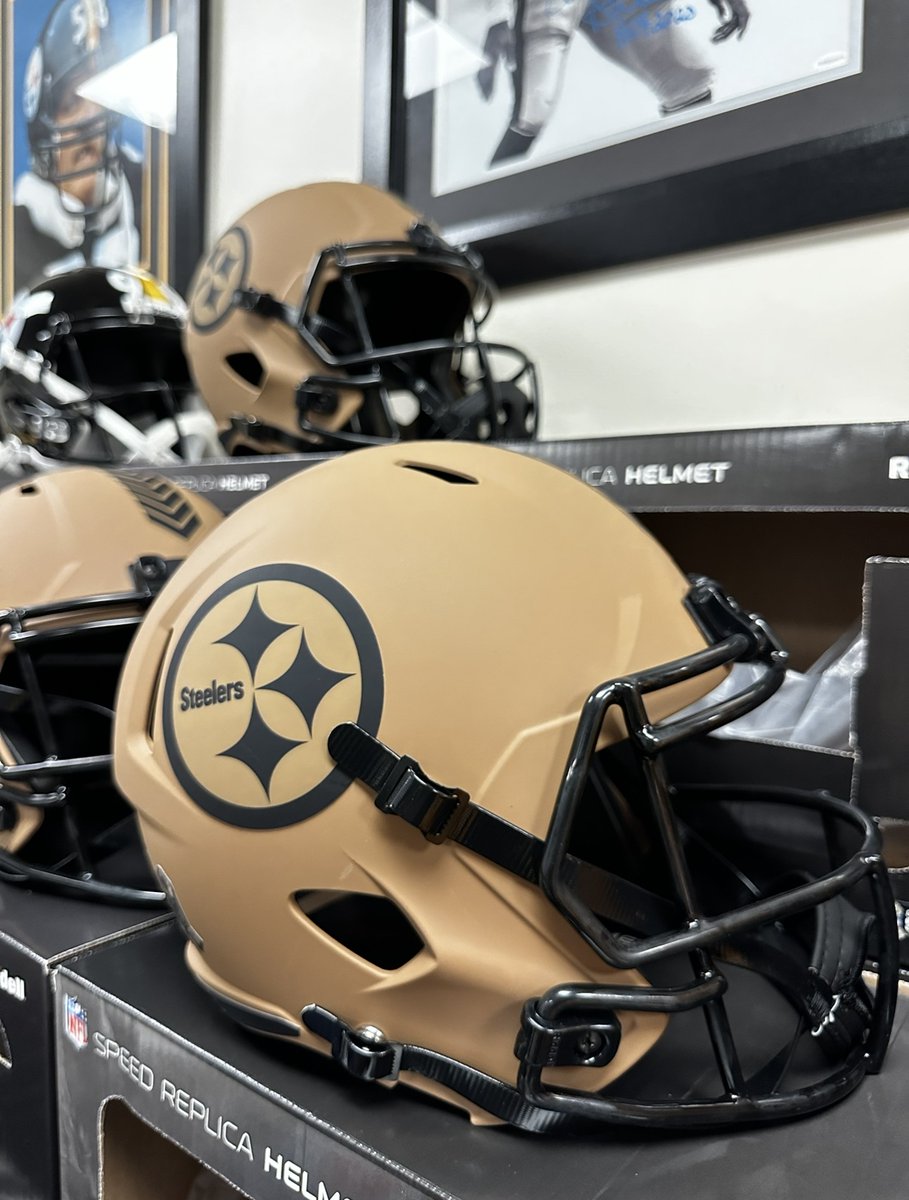 Thoughts on the 2023 Salute to Service #Steelers helmets? 🤔