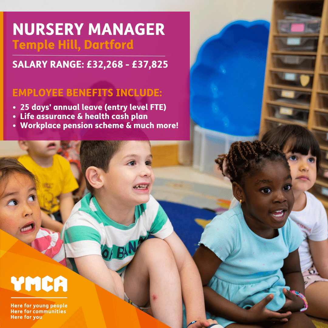 We have two exciting opportunities in children's services and are looking for a Nursery Manager in Dartford and a Deputy Nursery Manager in Thamesmead!

To find out more or to apply, visit ymcatg.org/get-involved/w…

#eyfsjobs #nurserymanager #deputynurserymanager