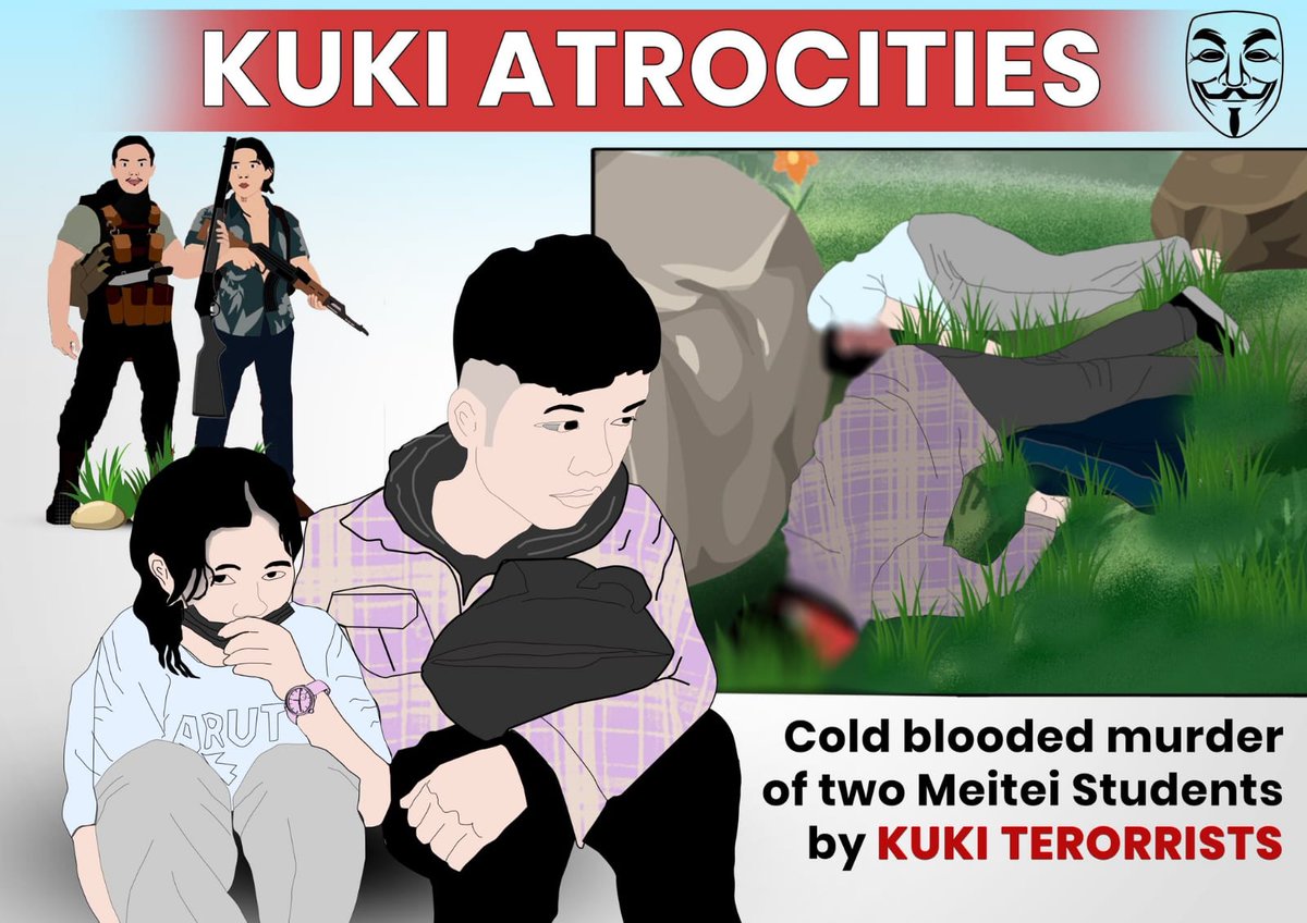 KarnatakaMeitei's tweet photo. The #savage killings of the minors #Linthoi and #Hemanjit is an outrageous #SixGraveViolations declared by the #UnitedNations. 

#Justice4LinthoiAndHemanjit calls for a stringent punishment of the #perpetrators.

#ManipurAgainstNarcoTerrorism
#GenevaWithManipur
#AmLingthoingambi #ManipurHorrorMurder #ManipurFightsBack
#Justice4ManipurStudents #Justice4LinthoiNHemanjit
#IndiaDemandsJustice
#KMA4MeiteiUnity
@narendramodi
@AmitShah
@NBirenSingh
@UNSRVAW
@MichaelFakhri
@NazilaGhanea
@MaryLawlorhrds