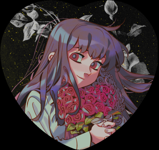 alicenpai's tweet photo. "loves me, loves me not..." buttons below...! 🥀💙❤💛 https://t.co/f45ZnaHrOV