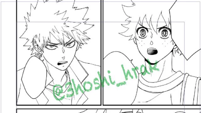 【WIP】
ペン入れ7枚…
手首と指が限界なので、寝る😴
明日がんばる………。 