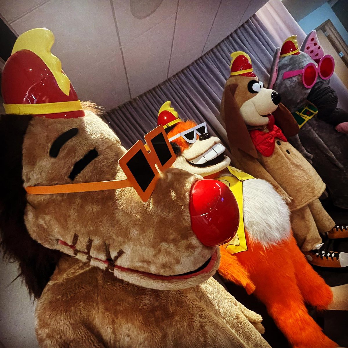 auh_charring's tweet photo. Murderer’s Row. #BananaSplits #Bingo #Fleegle #Drooper #Snorky #HannaBarbera #sidandmartykroft https://t.co/3TjSx0l0Qz