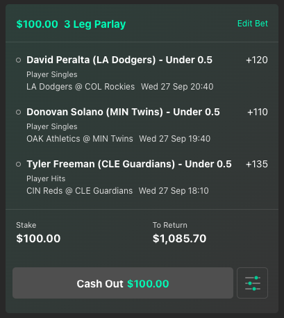 BetalyticsInc's tweet photo. Plus Odds Parlay Giveaway!🚨💰

We built this +985 parlay using the https://t.co/Or04iwh2RB predictive research assistant tools.

We'll give away $100 to one person who RT's if it slaps. https://t.co/39BikwQ7tx