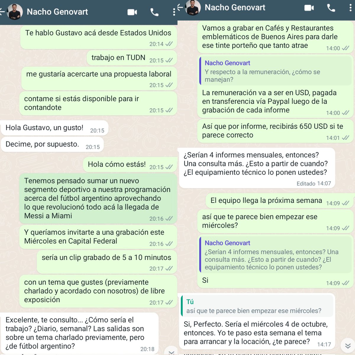 gustavomesap's tweet photo. 😭NACHO GENOVART SIN TRABAJO POR "CARA DE HINCHA DE RACING"

📺Iba a trabajar en una cadena norteamericana.

☠️El problema fue cuando vieron su rostro y una supuesta mufa.

🌱Ahora es "Eco-Genovart": lo dejaron plantado en el Café.

⁉️¿Que le dirías en este difícil momento? https://t.co/PuEQQTTP2h