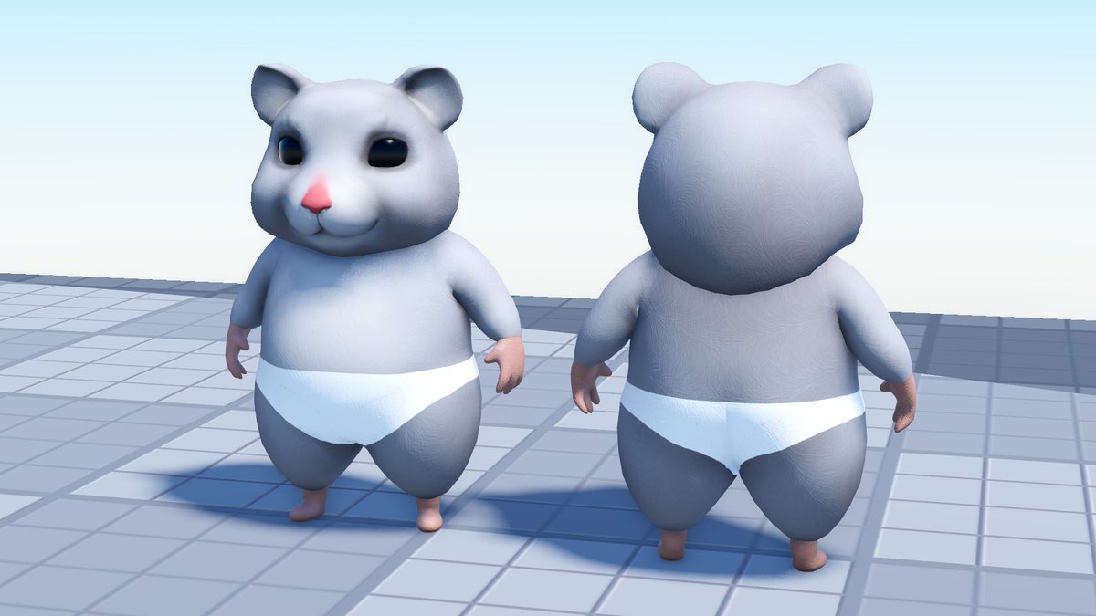 FireAtacck's tweet photo. After getting rejected 2 times while uploading the hamster bundle into the Roblox Catalog, I had to add underwear to it, and it got surprisingly approved!

So, I will release it today at 5PM EST.

Join my Discord Server for early announcements and sneak peeks from the link below:
https://t.co/qtjYGhJBBH

#Roblox #RobloxDev #UGC