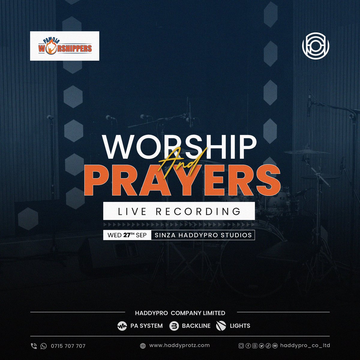 haddypro_co_ltd's tweet photo. WORSHIP & PRAYERS @pamojaworshippers | Live Recording | Sinza Haddypro Studios.
@haddypro_co_ltd on PA System | Lights | Backline
#haddypro #haddypro_lights #haddypro_PAsystem #haddypro_backline #lights #sound #audio #musician #events #livemusic #live https://t.co/vmclNR4jO0