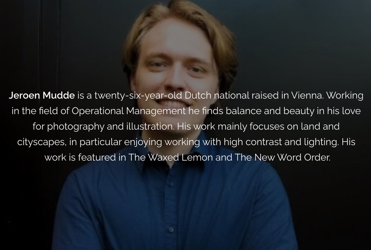 StormsJournal's tweet photo. A shoutout to issue 3 contributor Jeroen Mudde ⭐️

The Storms is a printed journal of #poetry #prose &amp; #visualart

We’re delighted to feature his photography in the new issue, due out end of October. 

This issue’s theme is 
Shelter / Sanctuary / Sanctum https://t.co/Xvo2A4Zb4D