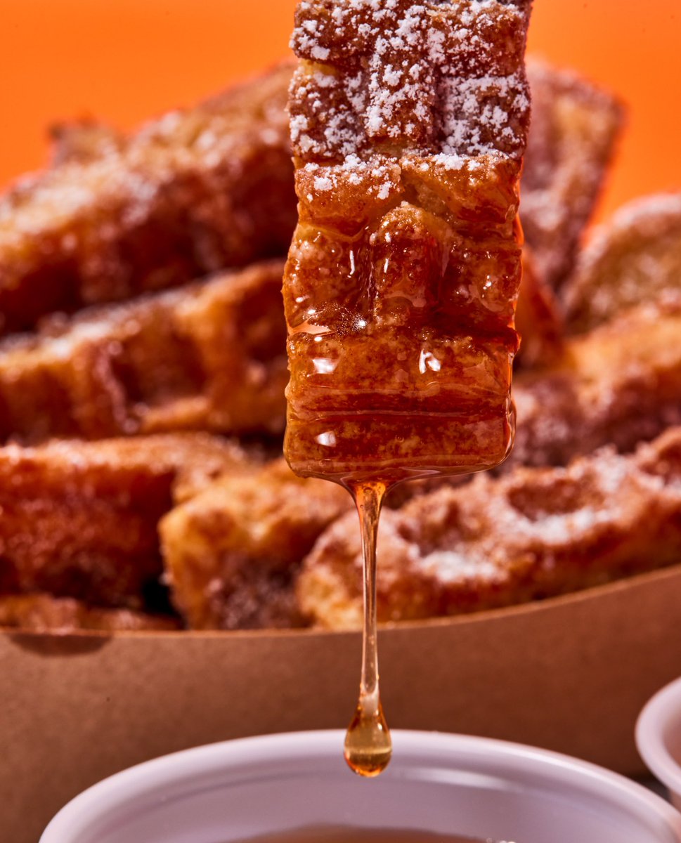 Summer’s may be over but it’s never too late for a dip. Split some Waffle Bites with your brunch-lovin’ buddy on your next visit to the Champ.