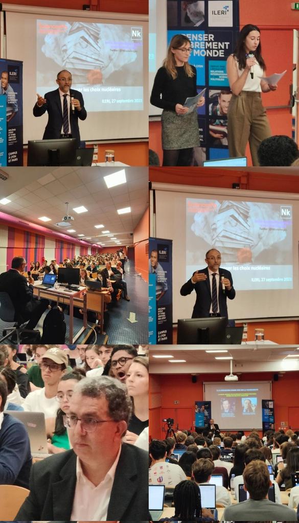 "Repenser les choix #nucléaires" grâce à Benoît Pelopidas, lauréat du prix de l'essai #géopolitique 2023 et notre conférencier inaugural à l'#ileri.
A suivre en direct ici: youtube.com/live/GbRhM-J9f…