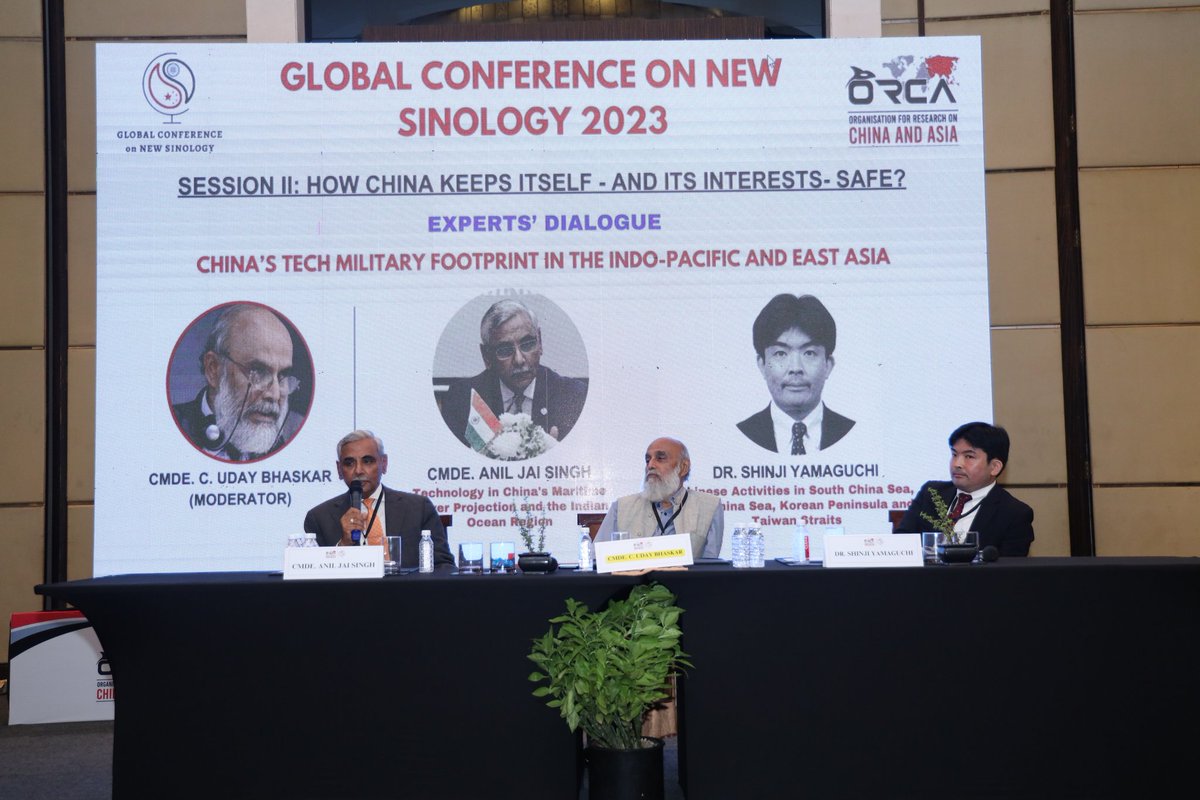 Spoke at the recent global conference on New Sinology. Brilliantly out together by @ORCA, @GCNS_ORCA with the best brains on China from India and abroad presenting insightful perspectives on that country.