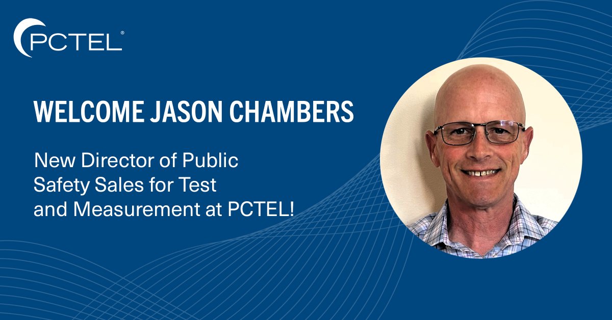 Welcome Jason Chambers, Our New Director of Public Safety Sales for Test and Measurement!

#PublicSafety #CriticalCommunications #PrivateWireless #NewHires