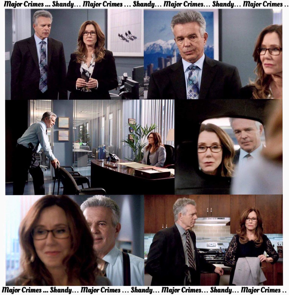 bridgette_TN's tweet photo. #MidWeekMess The many phases of #FlynnFollies with the Captain 😏😏 #MajorCrimes S3E13 “Acting Out” #Sharon #Andy #Shandy #CaptRaydor #LtFlynn #MaryMcDonnell #TonyDenison @MajorCrimes_TV @MaryMcDonnell10 @RealTonyDenison https://t.co/guWL4IDHgx