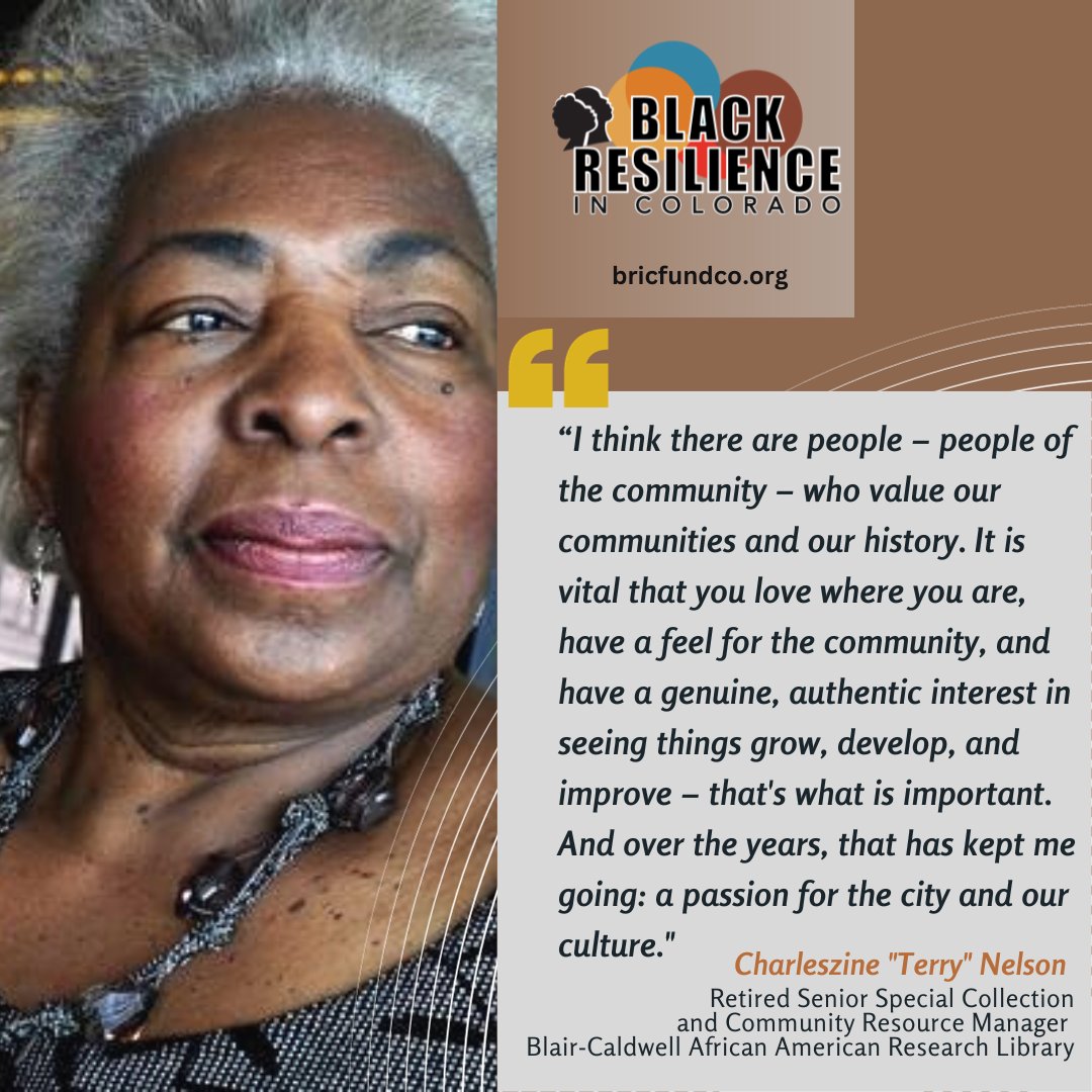 #WednesdayWisdom 
 It is vital that you love where you are, have a feel for the community, and have a genuine, authentic interest in seeing things grow, develop, and improve – that's what is important." –Charleszine "Terry" Nelson 

 #bricbybric #bricfundco  #metrodenver #denver
