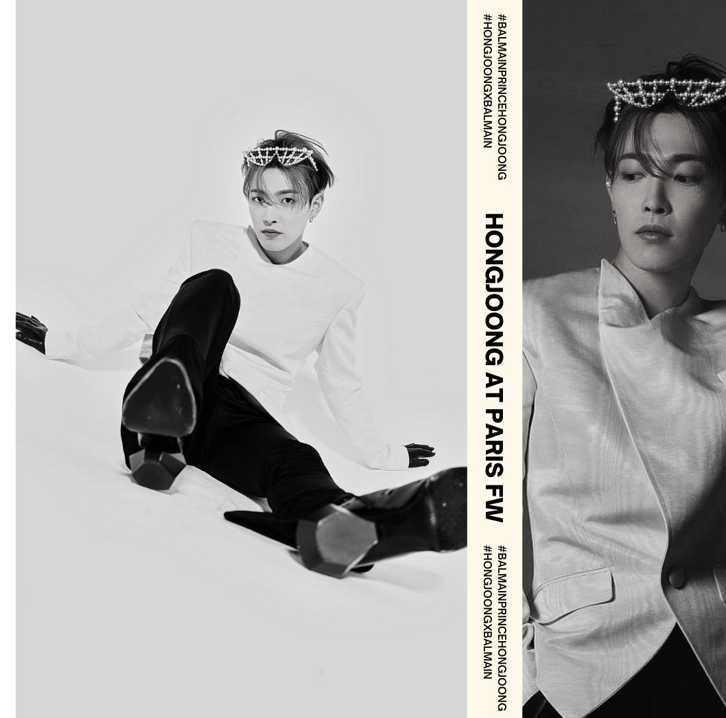 ATEEZ_World's tweet photo. [📢] ATINY! Keep dropping your tags! Let's get higher!

#BalmainPrinceHongjoong #HONGJOONGXBALMAIN #BALMAINSS24 #HONGJOONG #홍중 #ATEEZ #에이티즈

@ATEEZofficial @Balmain https://t.co/q2TXzraaUN