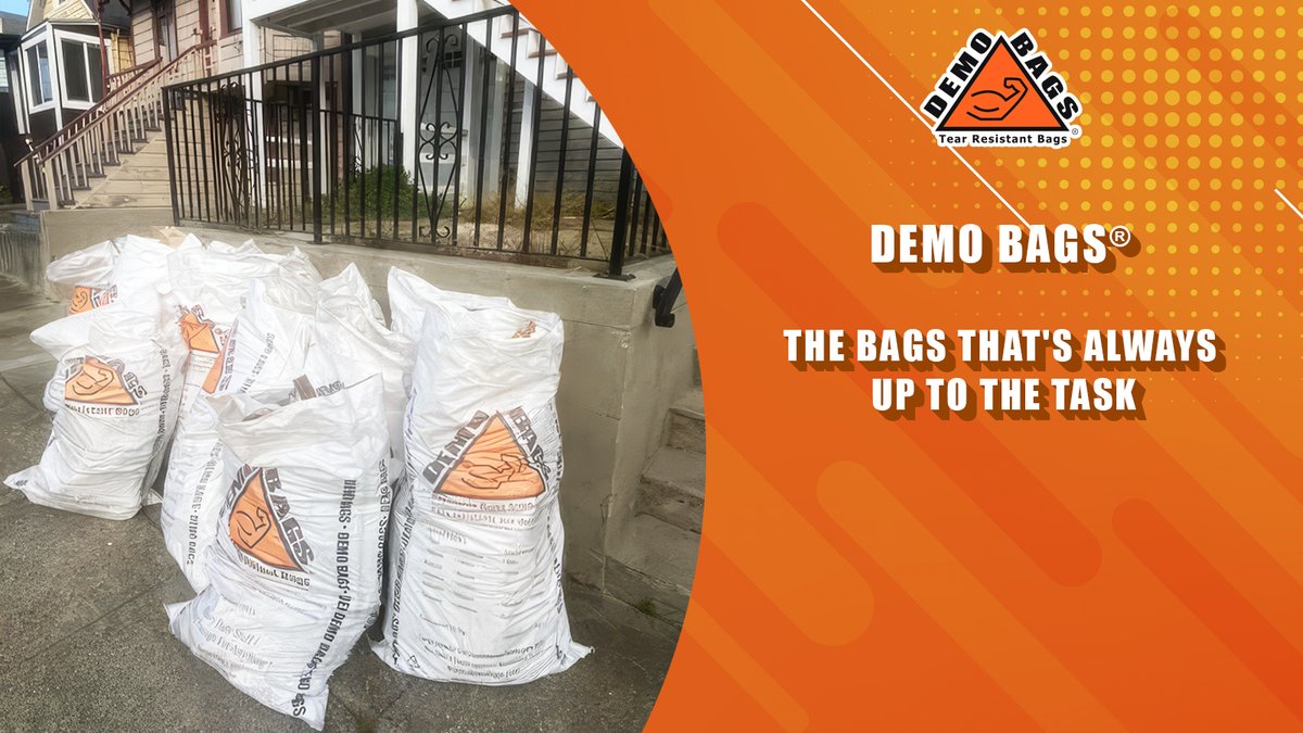 BagsDemo's tweet image. Unleash your style and conquer every adventure with Demo Bags - The perfect companion that's always up to the task! 💼🌟 #DemoBags #haultail #contractorbags #constructiondebris #debrisremoval #StyleOnTheGo #AdventureReady
Looking for on demobags.com/products/