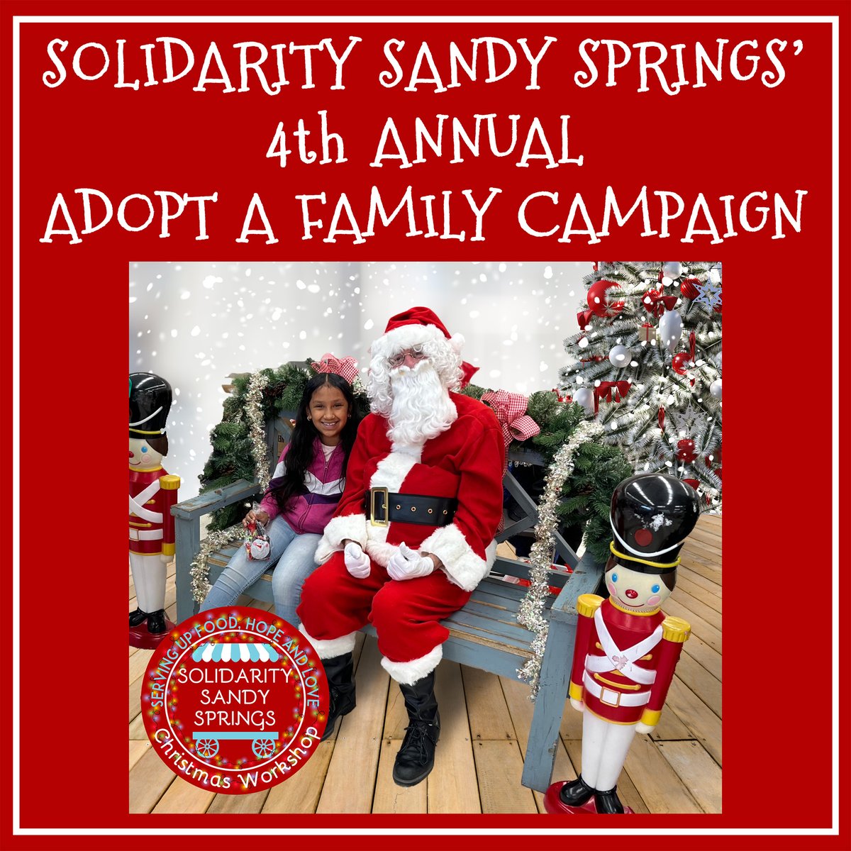 Looking for a way to give back to your community this holiday season? We are looking for committee members to support our fourth annual Adopt a Family campaign.

Join us on Monday, October 2nd, 6:30pm, at Lost Corner Preserve. 

RSVP to Natalie Holloway, ntholloway@gmail.com