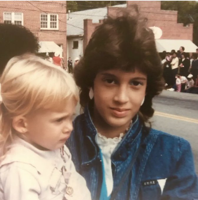 On this #waybackwednesday , I share this pic. I was 12 yrs old &amp; holding my little cousin (Sarah) who<a href="/tag/waybackwednesday"class="tags">#waybackwednesday</a>