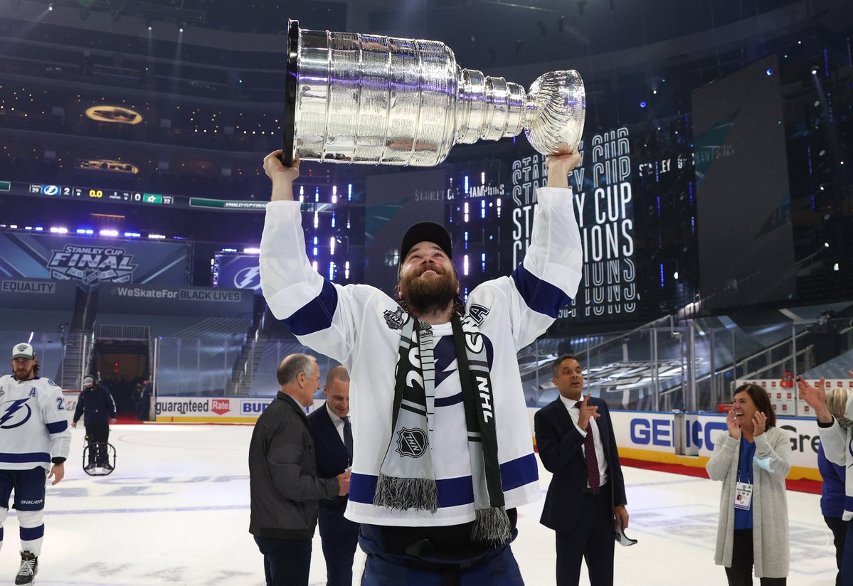 TBLightning's tweet photo. Happy anniversary, #Bolts Nation. 🏆 https://t.co/X48q83yG4M
