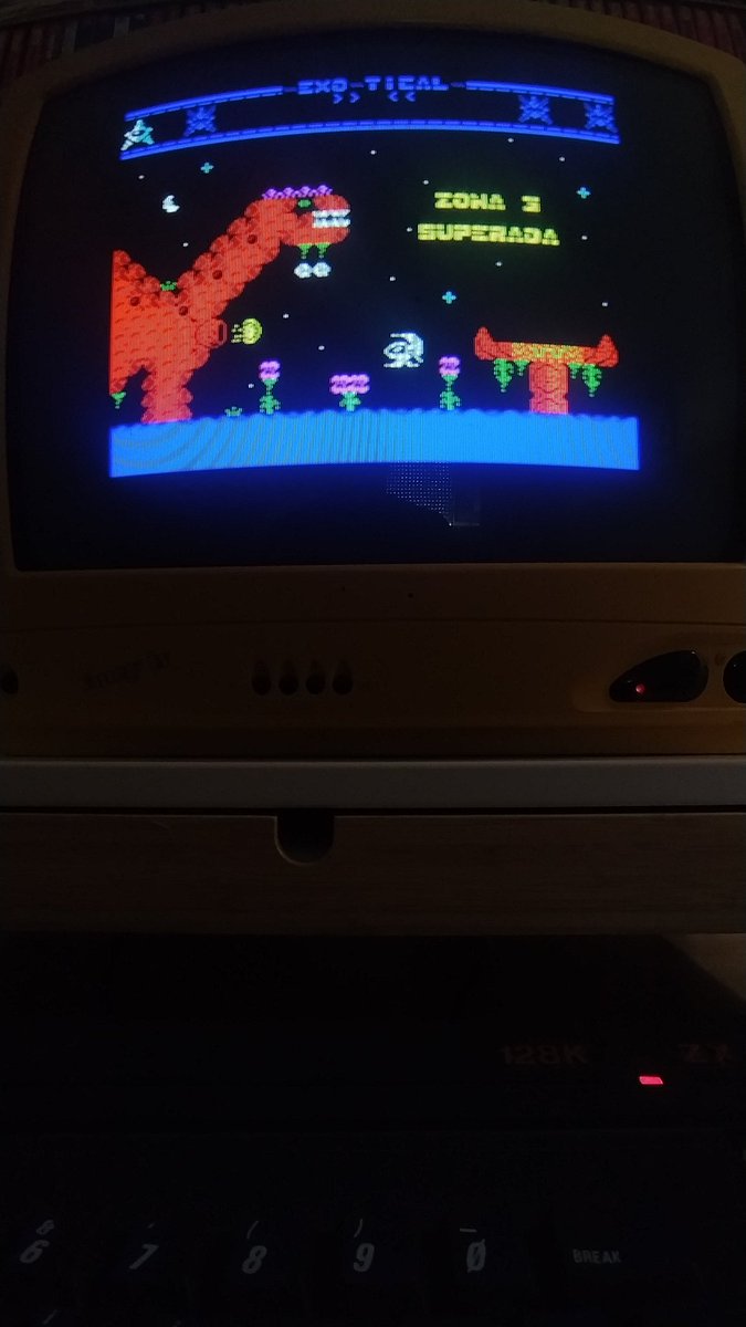 javiventisca's tweet photo. ¡Vamos!
#EXOTICAL
#ZXSpectrum
#Homebrew
@Roolandoo https://t.co/fPkqEoeMuG