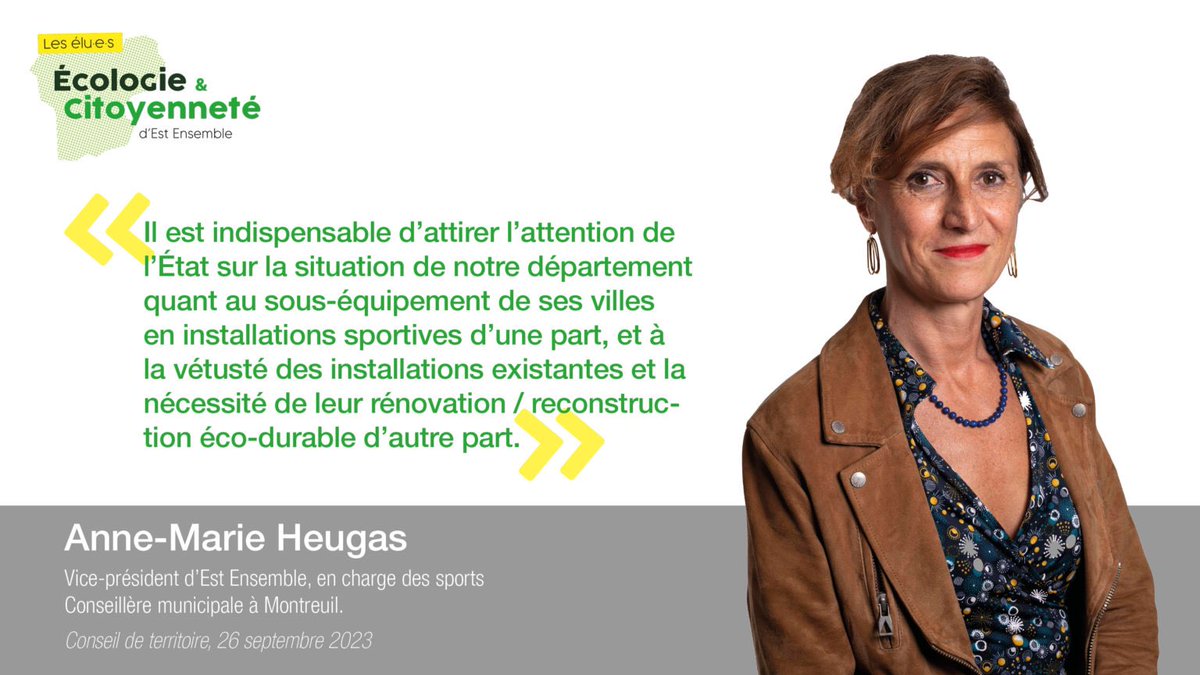 🏛️ Le Conseil territorial d’<a href="/Est_Ensemble/">Est Ensemble</a> s’est tenu hier soir. On fait le point sur les principales interventions de vos élu·es écologistes ! 🔎🤔

À dérouler 🧶⬇️