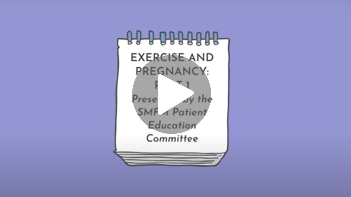 Interested in learning more about how to safely exercise during pregnancy? Our Patient Education Committee has information for high-risk patients.
highriskpregnancyinfo.org/videos