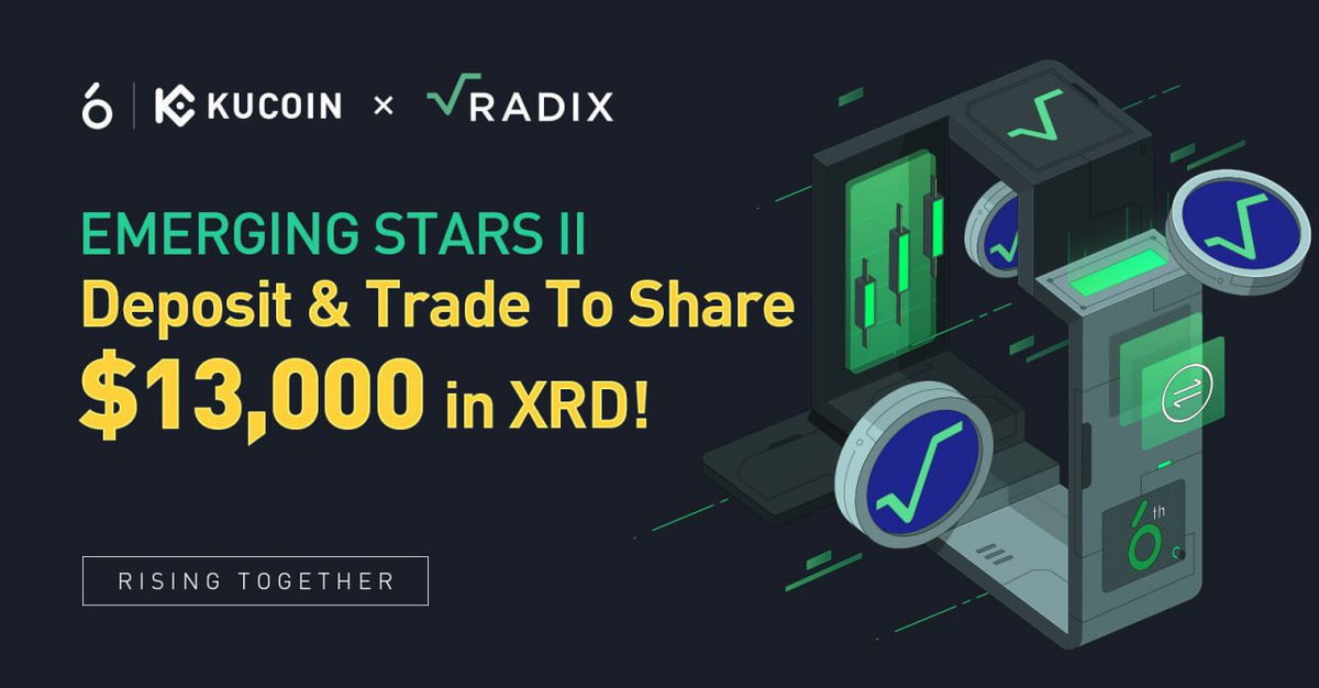 🔥 छह साल के #KuCoin में हमारे उभरते सितारों में से एक - Radix के साथ #crypto प्रदर्शन की आवश्यकता है! 🚀

⏰ 27 सितंबर 2023 को 15:30 से 2 अक्टूबर 2023 को 15:40 तक (IST）

🎁 पुरस्कार पूल: $XRD में $13,000

👉kucoin.com/land/activity/…

#KuCoinTurns6 #RisingTogether