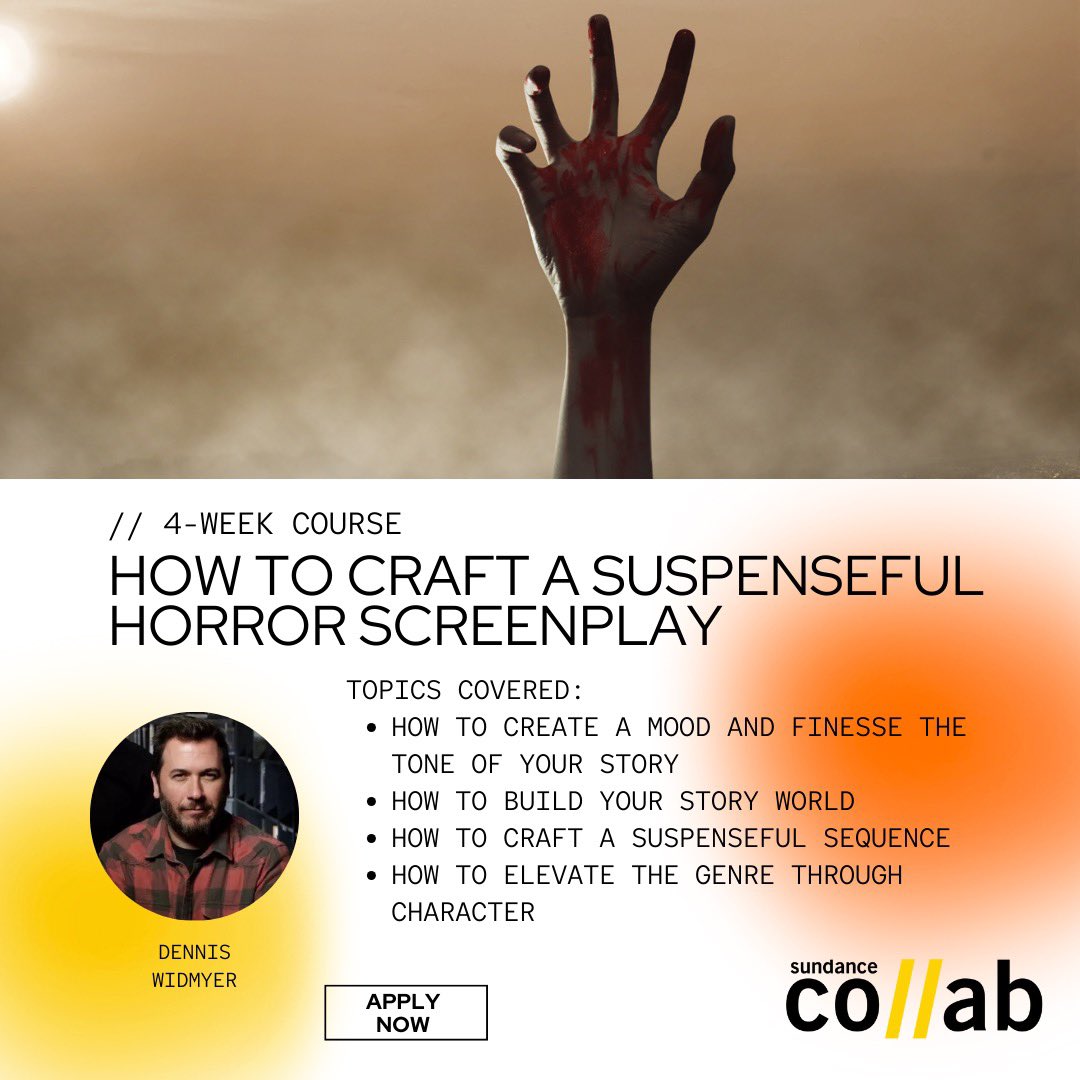 The strike has ended and I’m teaching a class on how to craft a horror script! Yay writing! This is a 4wk online course for the Sundance Collab. I’ve been doing this for 25 yrs so I may have a few pearls of wisdom to bestow. But come find out for yourself. collab.sundance.org/catalog/How-to…