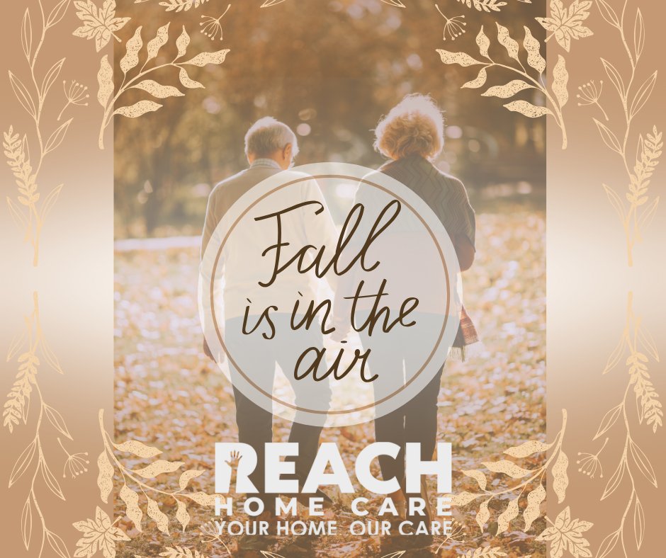 Fall is here everyone! as we get older we become more sensitize to the cold. At REACH Home Care our caregivers make sure your loved ones stay warm &amp; cozy.
Have an amazing Wednesday!