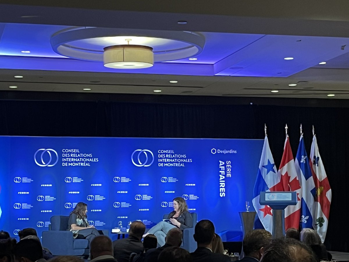 Montreal Council on Foreign Relations 🇨🇦🌎 : Espiono de Marotta, Deputy Administrator of Panama Canal  ⛴🚢