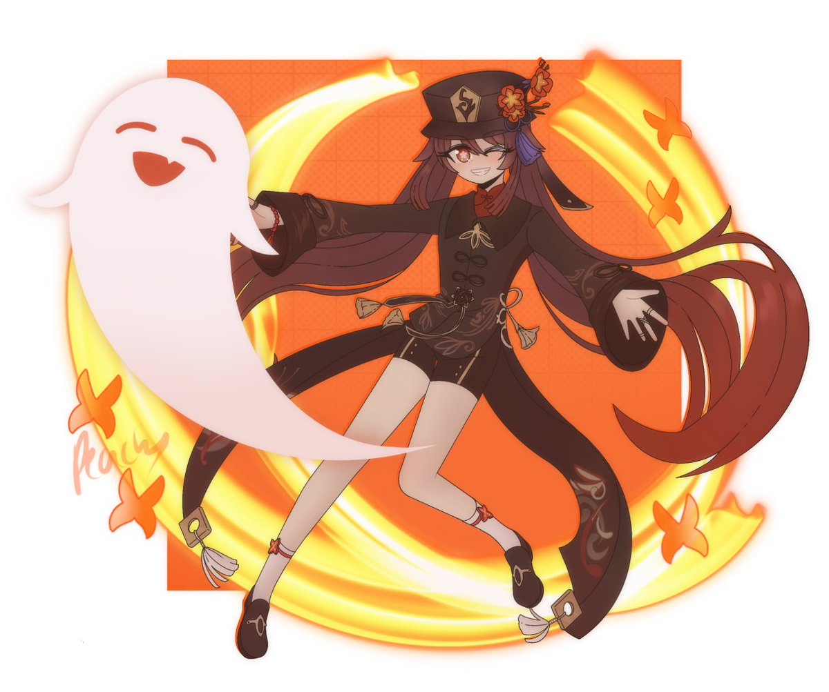 Oh_soPeachy's tweet photo. Ghost girl ♡ 

#HuTao #GenshinImpact #Genshin #Genshinfanart #art #digitalart #artist #HuTaofanart #fanart https://t.co/L6goHsIhqC
