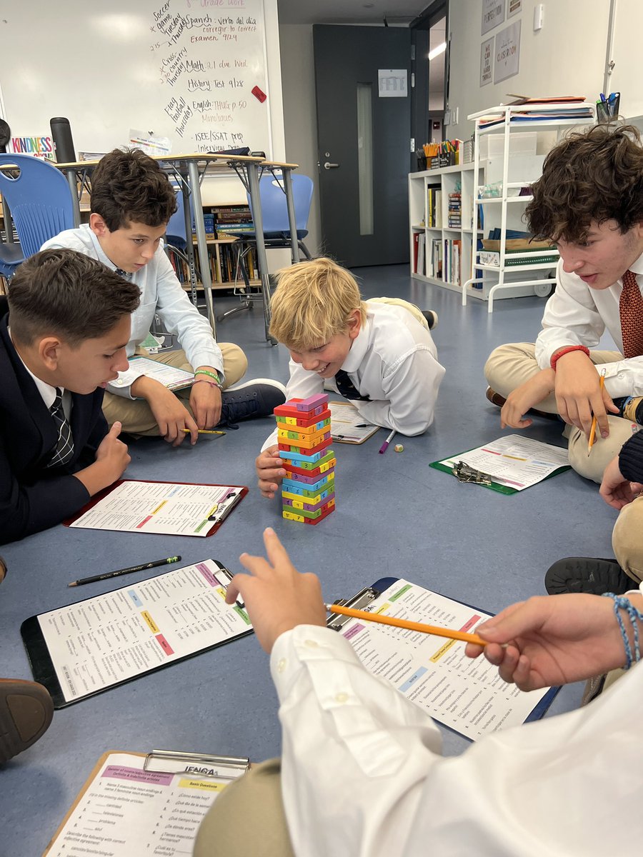 Spanish at Allen Stevenson tweet media