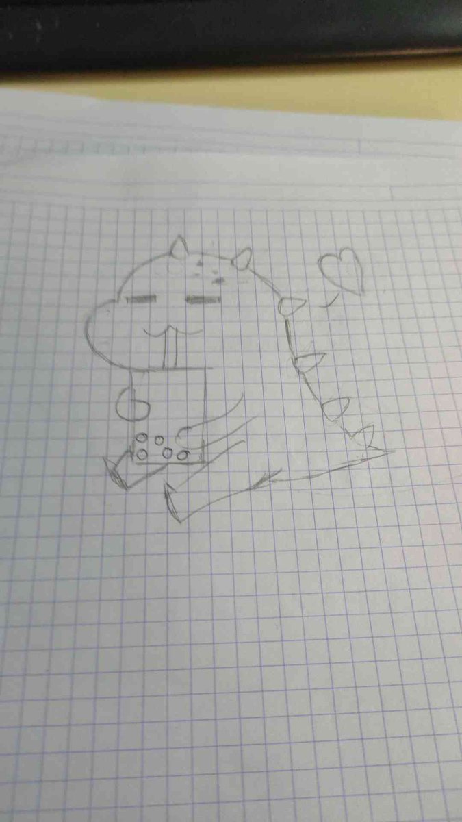 I drew this in class while I was bored