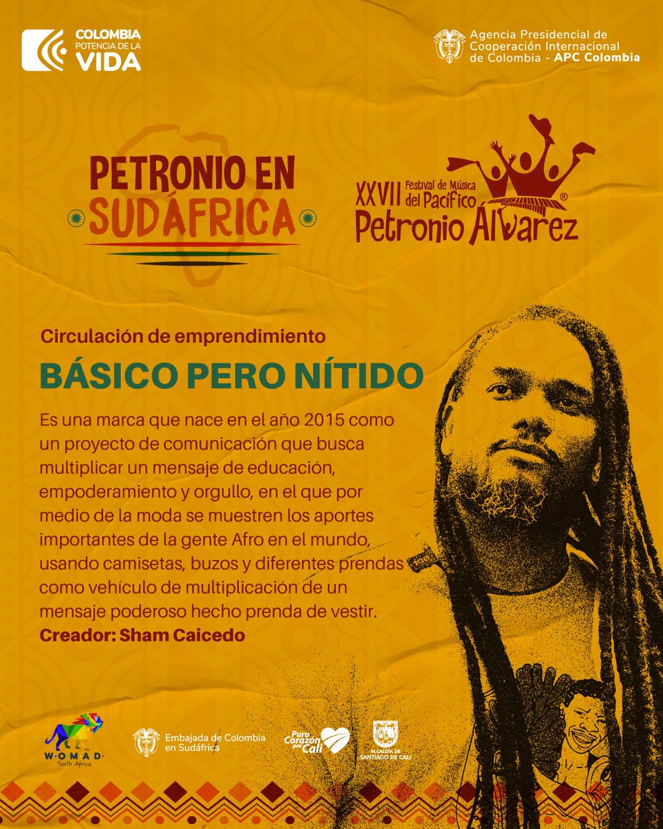 PetronioCO's tweet photo. Un taller con los majestuosos sonidos de la marimba, en un gran concierto de leyendas sudafricanas y en un intercambio cultural con la proyección de nuestra serie documental ‘Pacífico por dentro’, que narra lo más profundo de los territorios de la región. 💯
#PetronioEnSudáfrica https://t.co/5FsK0R9FlS