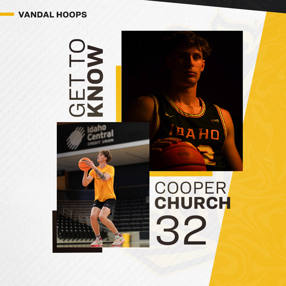 VandalHoops's tweet photo. COOOOOP 💥

Get to know 6’9 sophomore forward Cooper Church!  

#GoVandals | @Cooperchurch11 https://t.co/kRF2hZ8sXf