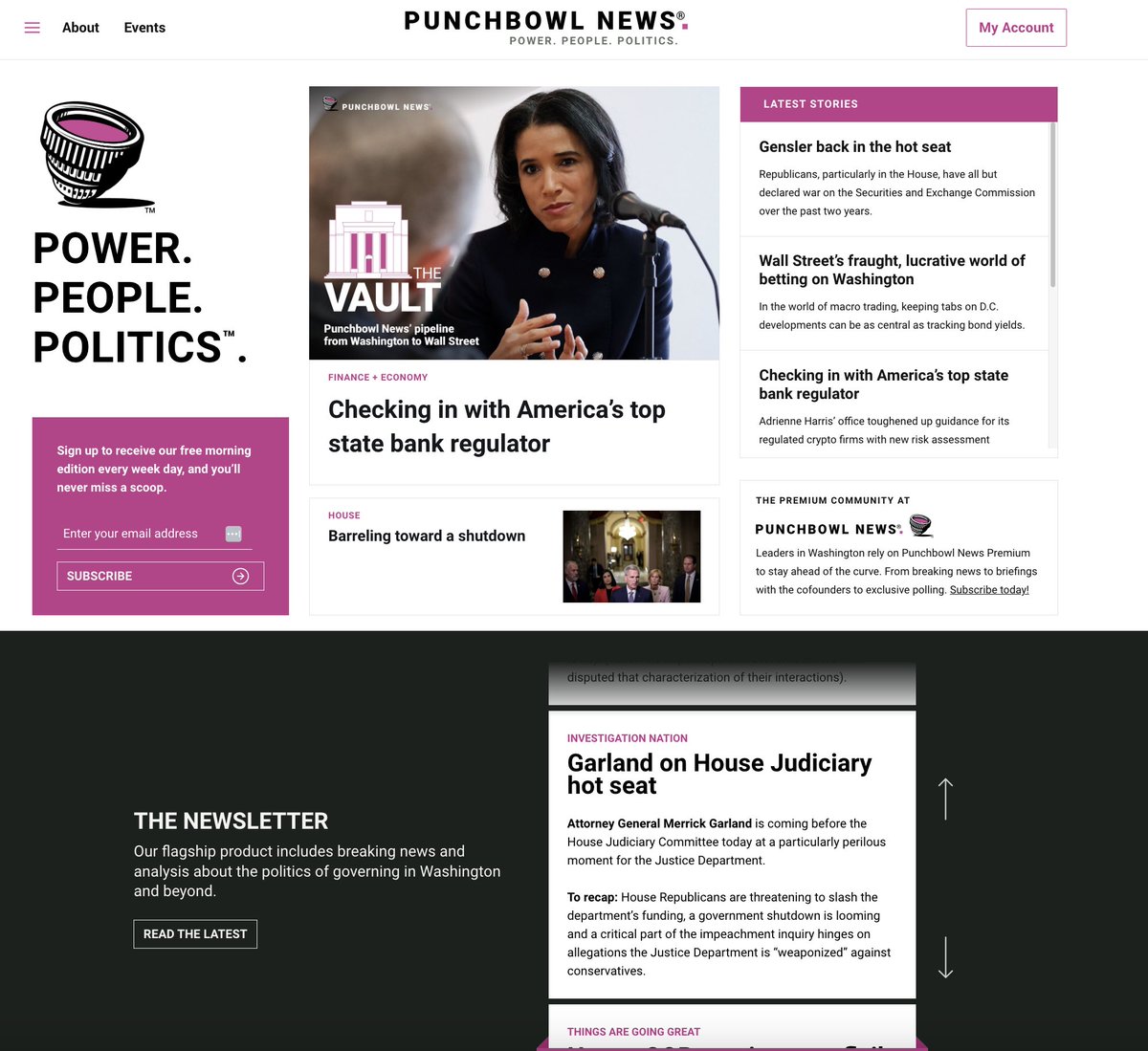 Rachel Schindler (@schindss) on Twitter photo Then (January 1, 2021) to Now (September 26, 2023). We're excited to share that <a href="/PunchbowlNews/">Punchbowl News</a> is expanding our digital footprint. What started as a site to capture newsletter sign-ups now becomes so much more. Check it out. Read a story. Enjoy! punchbowl.news Then (January 1, 2021) to Now (September 26, 2023). We're excited to share that <a href="/PunchbowlNews/">Punchbowl News</a> is expanding our digital footprint. What started as a site to capture newsletter sign-ups now becomes so much more. Check it out. Read a story. Enjoy! punchbowl.news