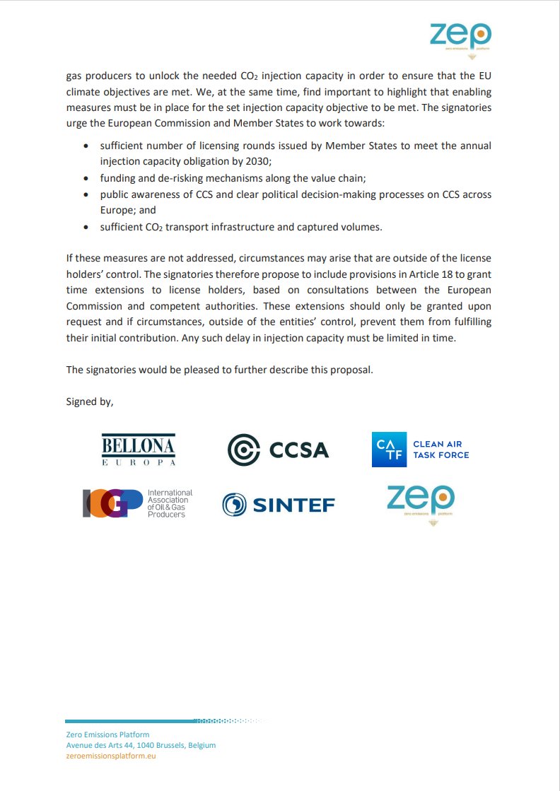 Jonas M. Helseth (@jonashelseth) on Twitter photo 🇪🇺 #NetZero Industry🏭 Act (NZIA)
= crucial #ClimateAction legislation
1st time #FossilFuel 🛢️⛽producers made responsible!
Petro-heavy MS 🇩🇰 🇳🇱 🇷🇴 now seek to kill #NZIA CO2 storage obligation
But: <a href="/IOGP_EU/">IOGP Europe</a> supported it👇🧐✉️
BigOil long talked #CCS
Will they walk? @MEP_Ehler 🇪🇺 #NetZero Industry🏭 Act (NZIA)
= crucial #ClimateAction legislation
1st time #FossilFuel 🛢️⛽producers made responsible!
Petro-heavy MS 🇩🇰 🇳🇱 🇷🇴 now seek to kill #NZIA CO2 storage obligation
But: <a href="/IOGP_EU/">IOGP Europe</a> supported it👇🧐✉️
BigOil long talked #CCS
Will they walk? @MEP_Ehler