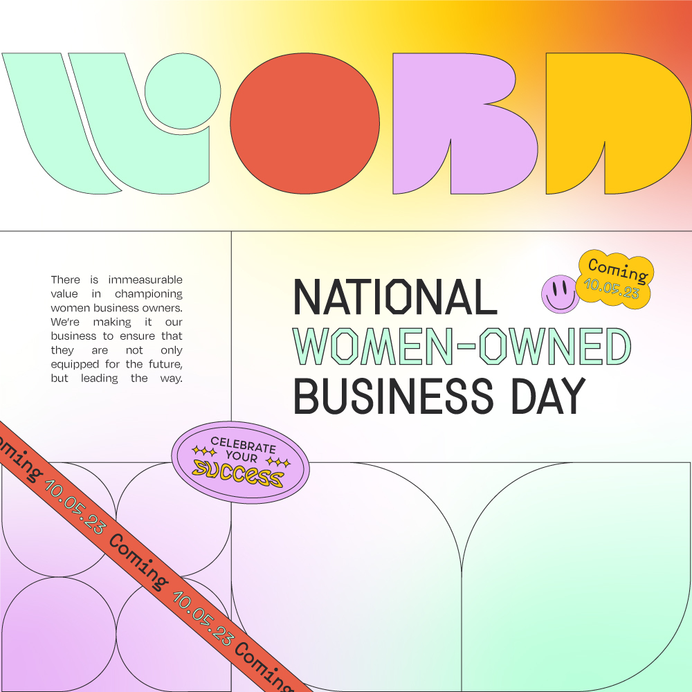 letssallyon's tweet photo. Join us for Women-Owned Business Day on Thursday, 10.5.23, to celebrate and honor the courage, dedication, and tenacity of women entrepreneurs.
⁠
Download the WOBD Toolkit at https://t.co/J7YGR4aiCX.⁠
⁠
Make sure to tag @womenbizday and use the official #womenownedbizday. https://t.co/J2UhMRFGvW