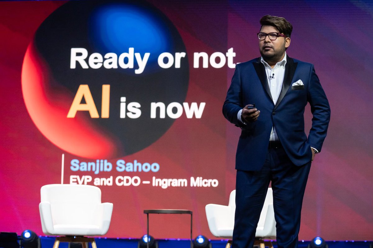 Jennifer Anaya (@jenniferid8) on Twitter photo Experience first, automation follows with #AI and it takes human intelligence or #HI for that experience to be meaningful <a href="/SahooSanj/">Sanjib Sahoo</a> @IngramMicroOne #Xvantage #ONE2023 Experience first, automation follows with #AI and it takes human intelligence or #HI for that experience to be meaningful <a href="/SahooSanj/">Sanjib Sahoo</a> @IngramMicroOne #Xvantage #ONE2023