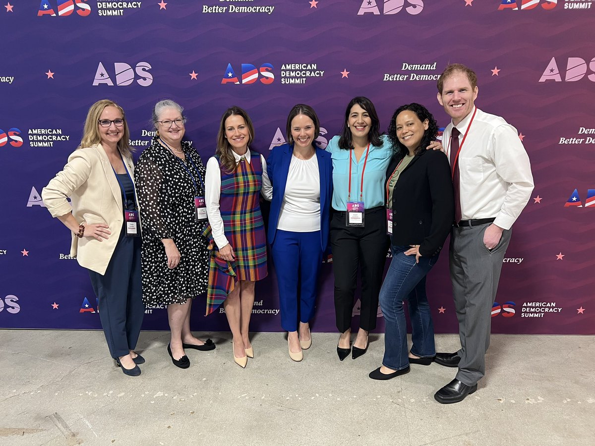 Honored to be here this morning with these amazing election officials. @IssueOneReform and #FacesofDemocracy is headlining this morning’s kickoff of @representus’ #AmericanDemicracySummit in LA.