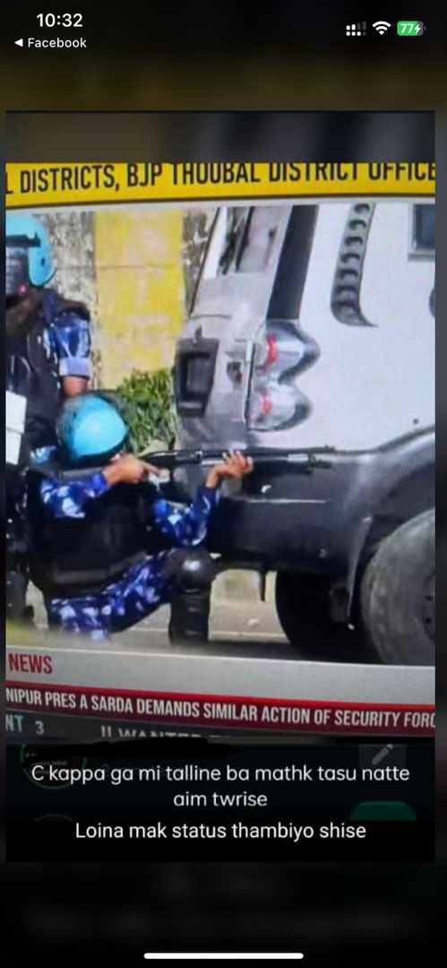 ToijamRohit's tweet photo. Raf Shooting to meitei students 
@BBCBreaking @Bimol_Akoijam @narendramodi @ManipurTimes https://t.co/8OAdbxdfDe
