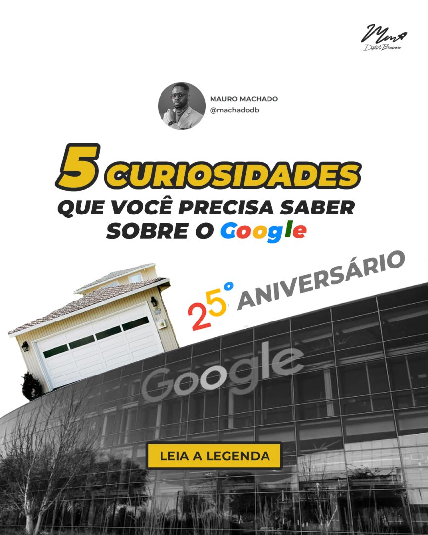machadodb_'s tweet photo. O que seria de mim e você se não fosse o Google? Não é...

Conheça 5 curiosidades sobre a empresa no meu instagram pelo https://t.co/jk5JKEJPUN

Feliz 25º aniversário, Google!

#negocios #consultoria #marketingdigital #empreendedorismo #redessociais #machadodb https://t.co/OaOB1RCnq2
