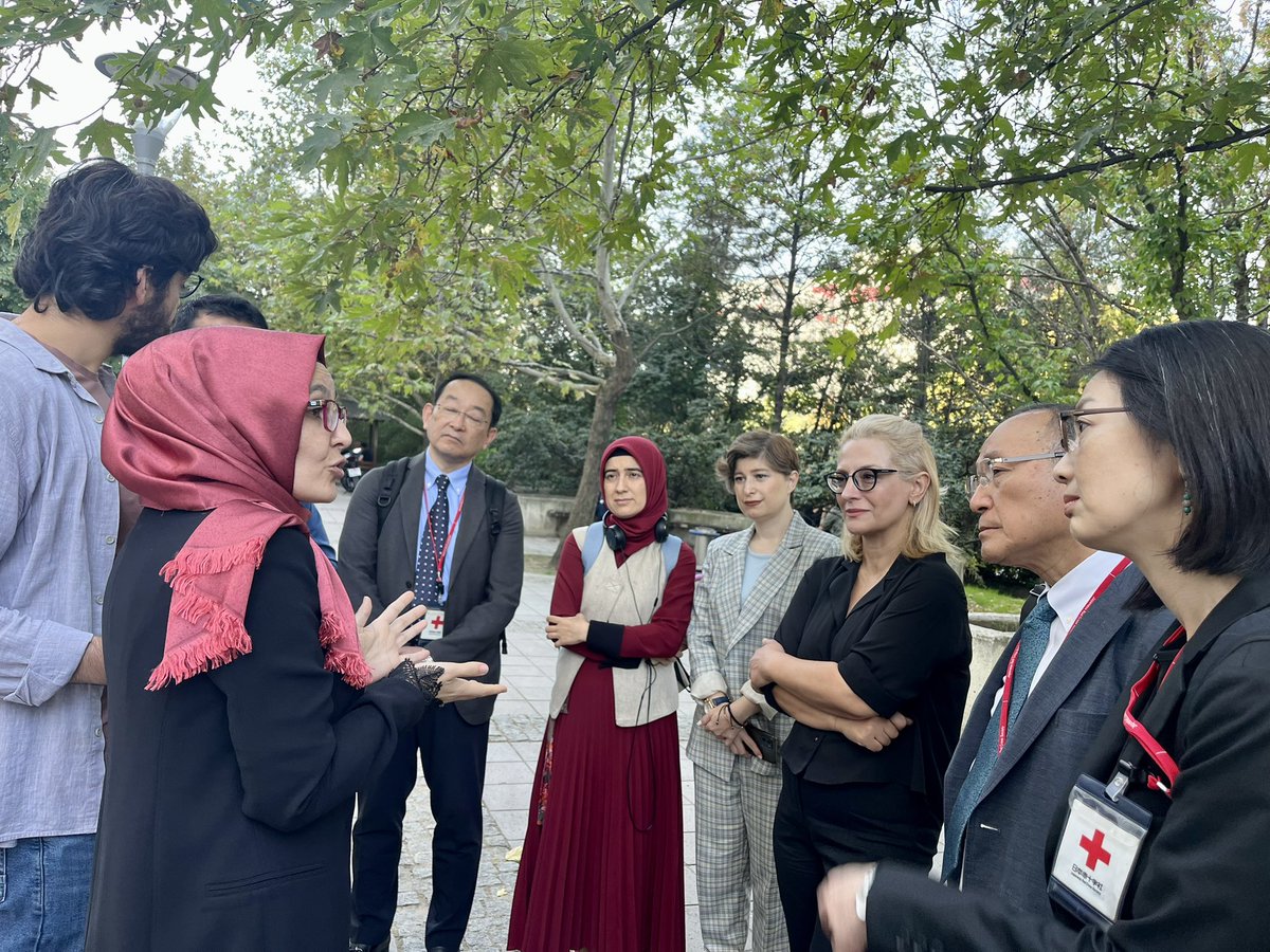 Japon Kızılhaçı ve Türk Kızılay Akademi heyeti, Ankara Üniversitesi AFAM Merkezimizi ziyaret ettiler. @AnkaraUni @RedCrescent @japanredcross @necdetunuvar @AfamVe #alpaslandurmus #nehirvarol