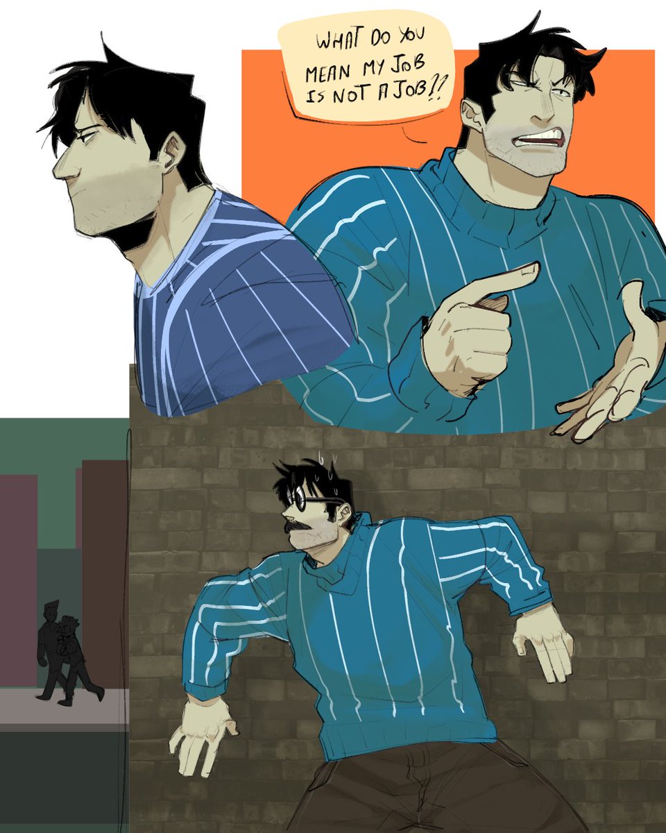 Brightcricket2's tweet photo. Of course, his job is a job.  🚐

#bobvelseb 
#bobvelsebspookymonth 
#bobvelsebfanart 
#spookymonth
#spookymonthfanart
#frankspookymonth https://t.co/I5J8iW8ggm