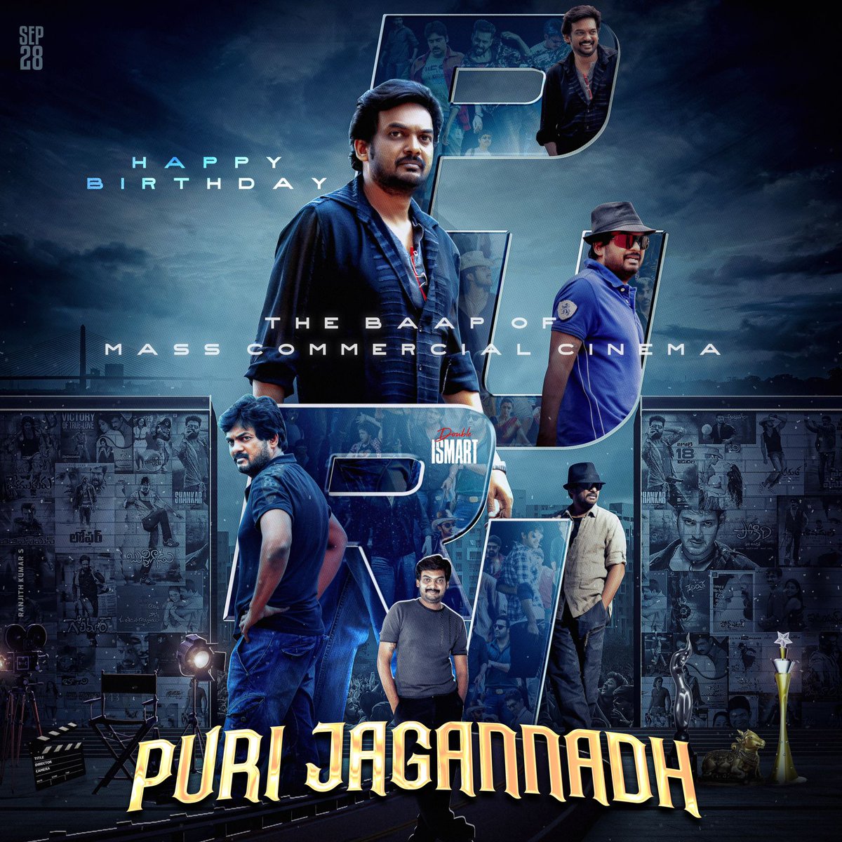 Here's the Special CDP to celebrate the birthday of
“The Baap of Mass Commercial Cinema #PuriJagannadh ❤️”

The man who redefined the word heroism by inspiring a generation of film writers with his blazing characterisations 🔥

#HBDPuriJagannadh #DoubleISMART