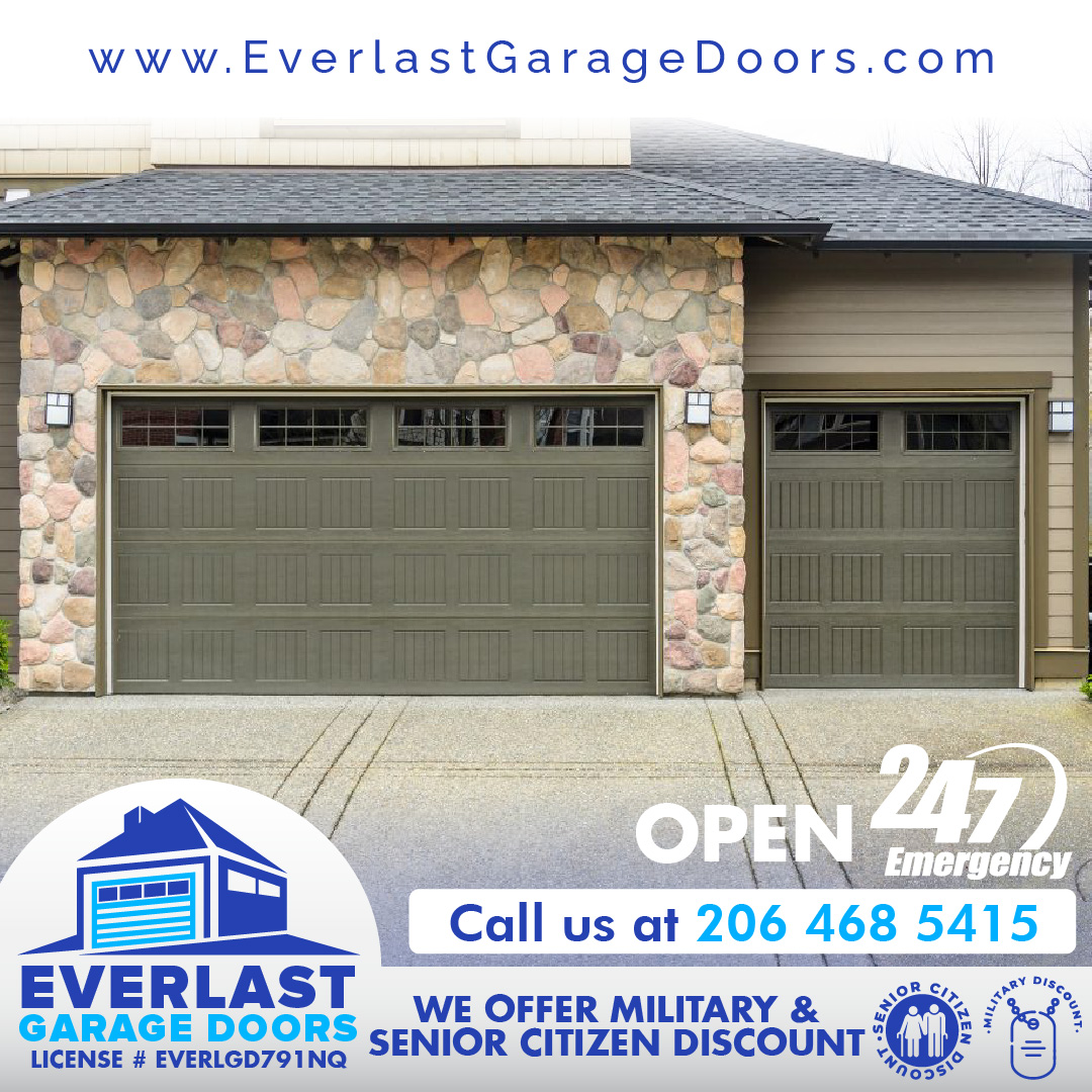 EverlastGarage's tweet photo. If you're in need of exceptional garage door repairs and installations for your Bellevue home, then look no further than the highly skilled professionals at Everlast Garage Doors. Book us for FREE quotes and Estimates 206 468 5415 https://t.co/hqGd2c8c6j