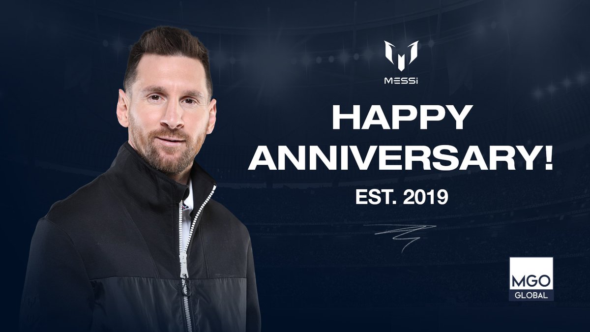 GlobalMgo's tweet photo. NEWS OUT!  NEWS OUT: MGO Global is so excited to be celebrating the 4th Anniversary of The Messi Store!  #globalMGO #LeoMessi $MGOL #TheMessiStore https://t.co/Fr8hnisixf https://t.co/6rf4kdADFn