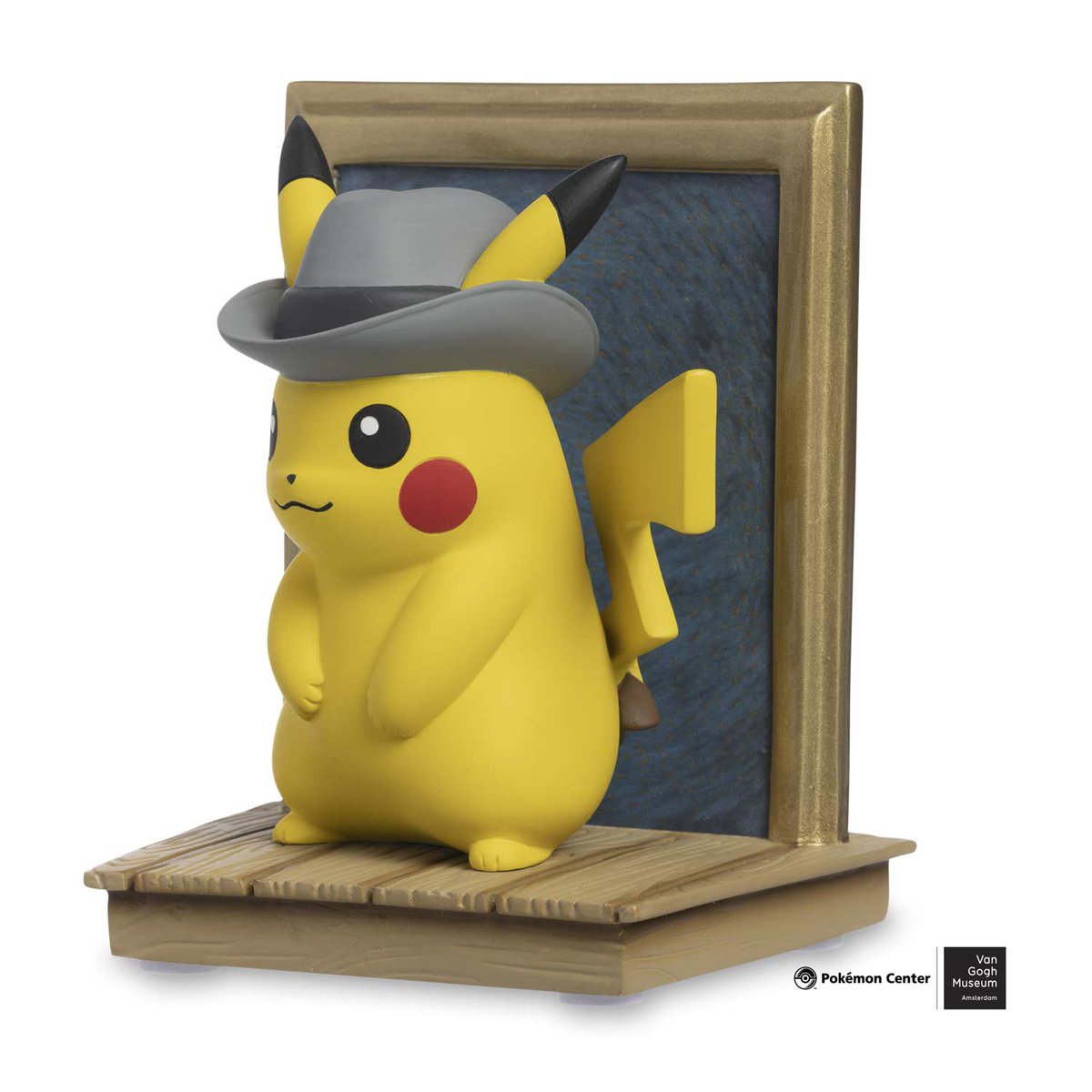 pokebeach's tweet photo. The "Pikachu with Grey Felt Hat" promo card will be given out when purchasing Van Gogh merchandise from the Pokemon Center.

The museum will release additional promo cards as well.

See all the details and merchandise on PokeBeach:

➡️https://t.co/uFe0gi0HVk https://t.co/3OWQMwSNKU