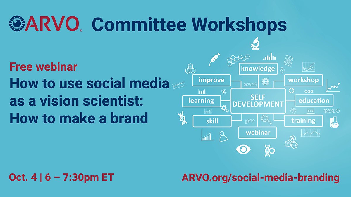 ARVOinfo's tweet photo. Level up your research impact and build a strong scientific brand using social media! Join @ARVOinfo's FREE workshop next Wednesday (Oct. 4) for expert tips on goal-setting, creating engaging content and mastering your online presence. Secure your spot now https://t.co/tbkLRNQhzY https://t.co/noo001lhDk