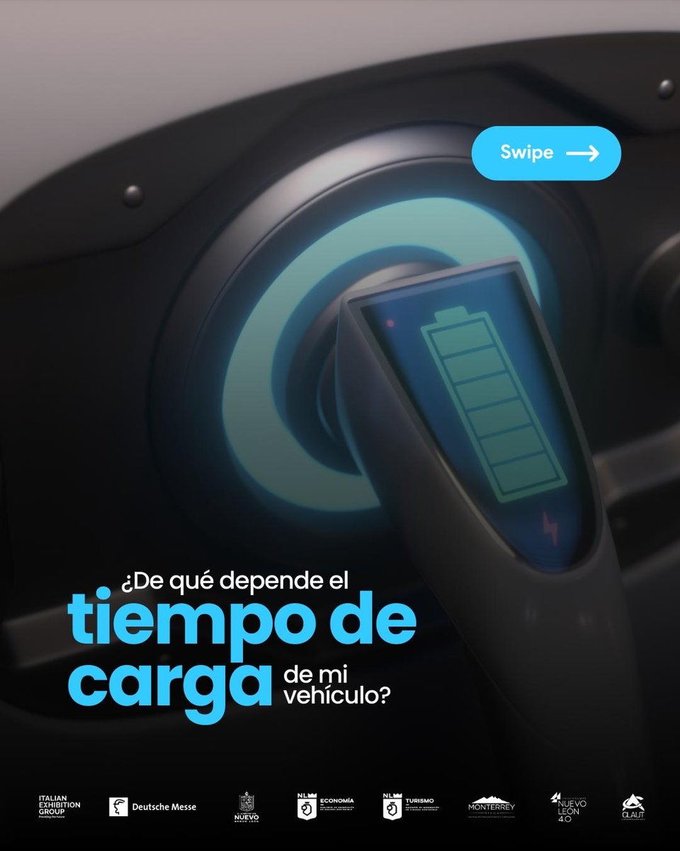 Mobility_AMOF's tweet photo. ¿Sientes que a veces tu vehículo eléctrico tarda mucho o en otras ocasiones poco en cargar? Toma en cuenta estos 3 aspectos a la hora de realizar tu carga 🔌🔋

¿Sabías este dato? Esto y más podrás aprender en Americas' Mobility of the Future 2024

#AMOF #AMOF2024 #TiempodeCarga https://t.co/yYz79NlYq9