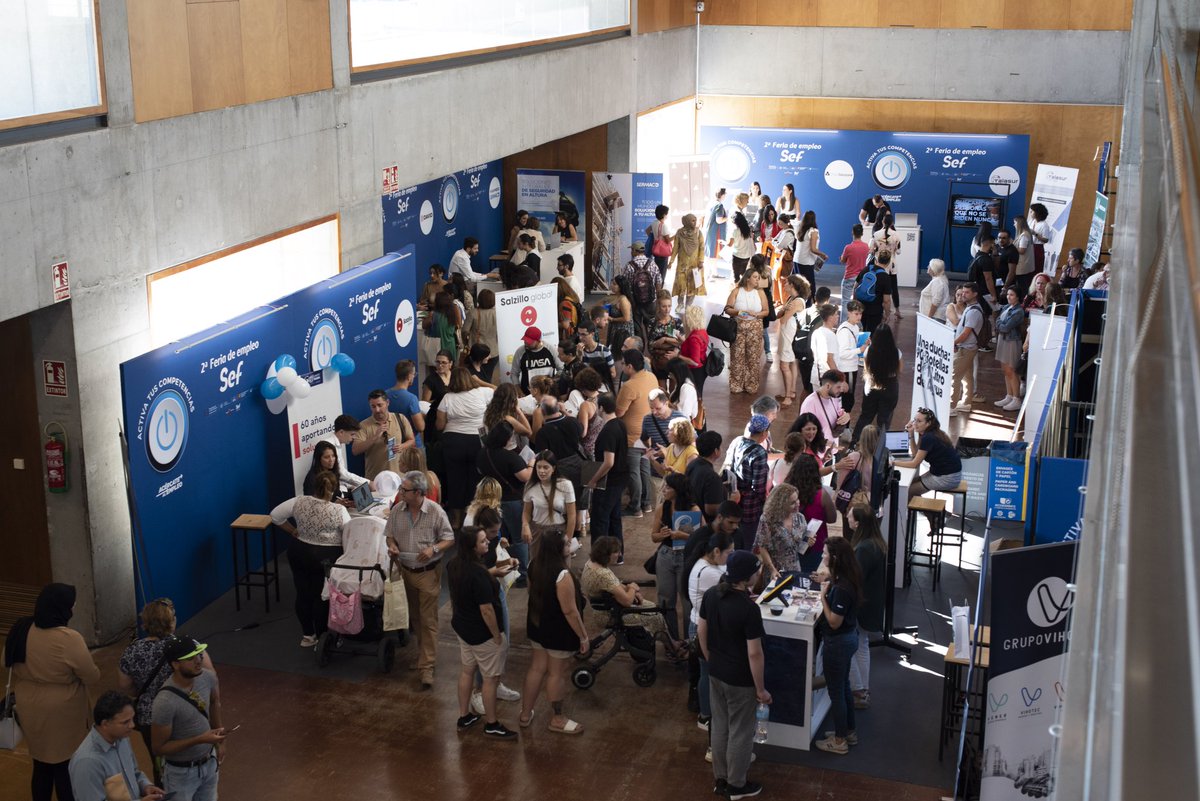 sef_carm's tweet photo. Concluimos una intensa jornada dedicada a generar oportunidades entre personas que buscan trabajo y empresas que buscan talento.  

Gracias a todos los que habéis participado💙

#FeriadeEmpleoSEF https://t.co/lyyJXtBOtT